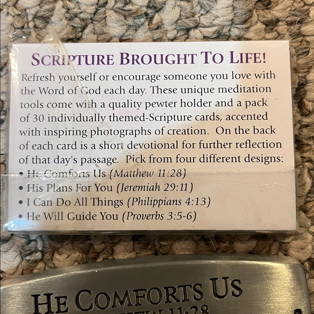 Inspirational Photo Frame with Scripture - Picture 4 of 4
